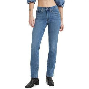 Levi's 314 Shaping Straight Women's Size 26 Medium Wash Blue‎ Jeans